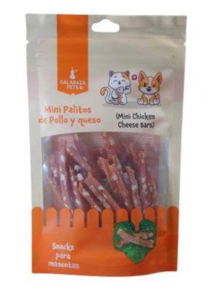 Calabaza Pets Mini Palitos de Pollo y Queso