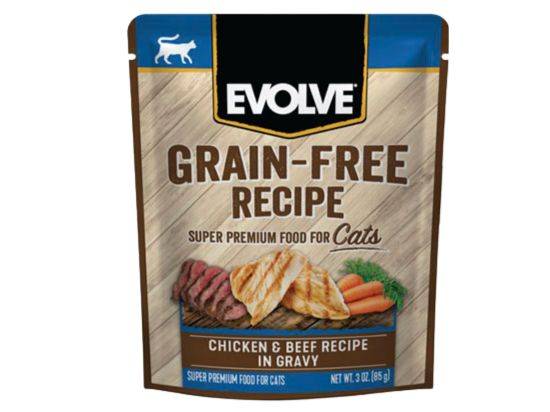 EVOLVE Grain Free Chicken & Beef Recipe in Gravy