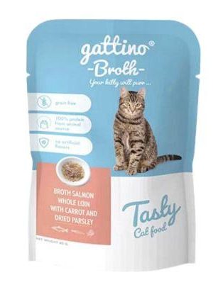 Gattino Broth Salmón y Zanahoria