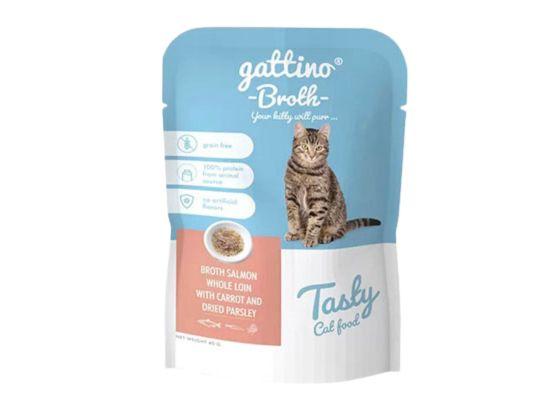 Gattino Broth Salmón y Zanahoria