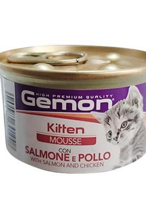 Gemon Kitten Mousse con Salmón y Pollo