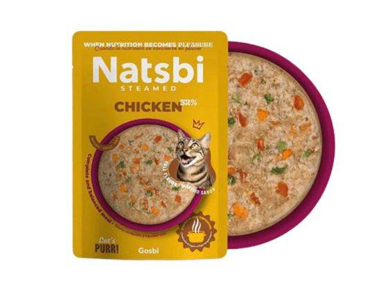 Natsbi Steamed Chicken Gato 80 GR - Imagen 2
