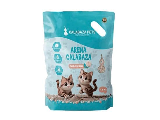 Arena Calabaza Pets Talco de Bebé