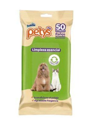 Pañitos húmedos Petys limpiaeza esencial