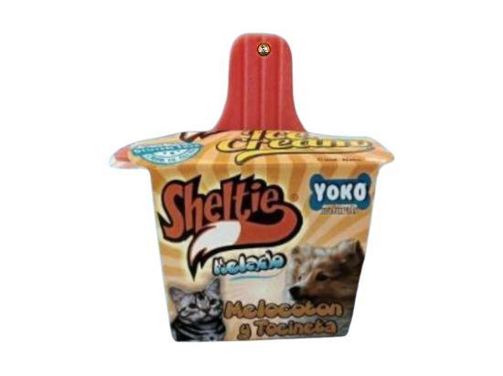 ChatGPT Plus SHELTIE HELADO MELOCOTÓN Y TOCINETA