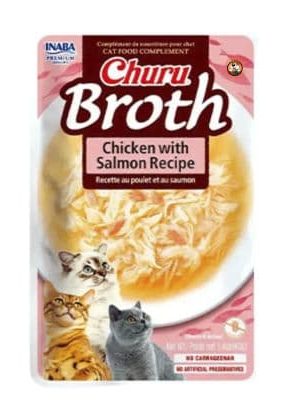 Churu Broth Chicken with Salmon