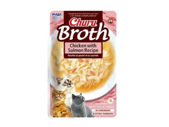 Churu Broth Chicken with Salmon