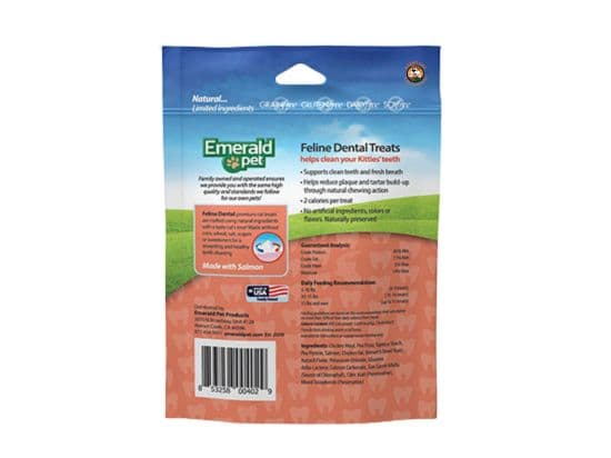 EMERALD PET FELINE DENTAL TREATS SALMON 85 GR - Imagen 2