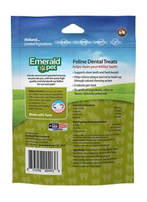 EMERALD PET FELINE DENTAL TREATS TUNA