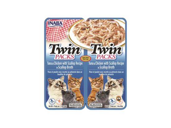 Inaba Twin Packs Tuna & Chicken