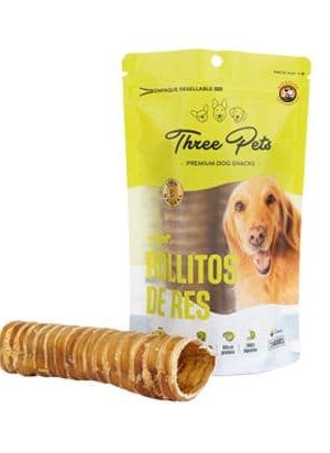 THREE PETS ROLLITOS DE RES