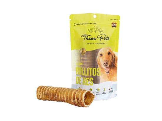 THREE PETS ROLLITOS DE RES