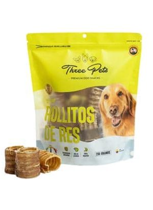 THREE PETS ROLLITOS DE RES